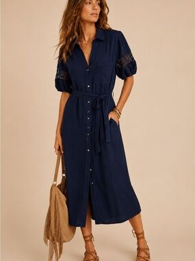 adrienne vittadini shirt dress #010. Adrienne Vittadini blue T-shirt shift dress